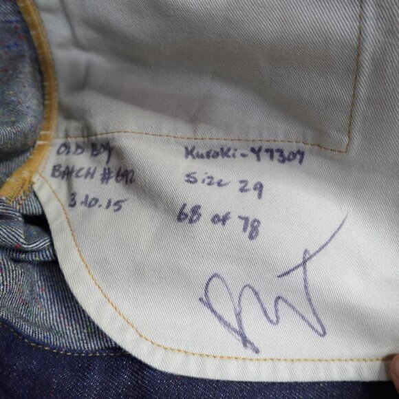 Shockoe Atelier Old Boy Kuroki Mills- hand numbered 68/78 made in RVA, USA. - Picture 15 of 15